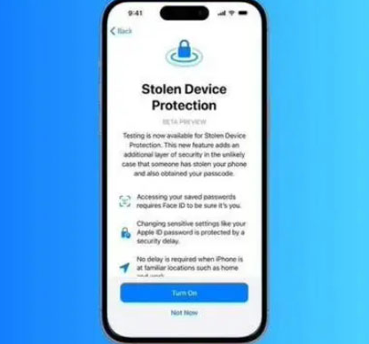 黄陂苹果授权维修店分享被盗设备保护功能开启方法 