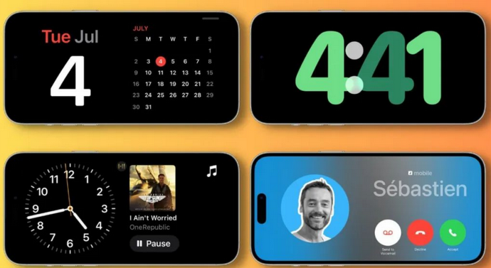 黄陂苹果手机维修分享iOS17横屏充电待机显示有什么好处 