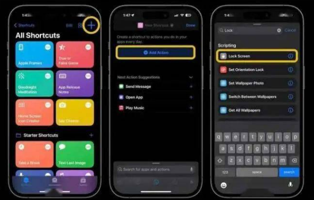黄陂苹果14锁屏维修店分享iPhone14升级iOS16.4后如何创建锁屏快捷方式 