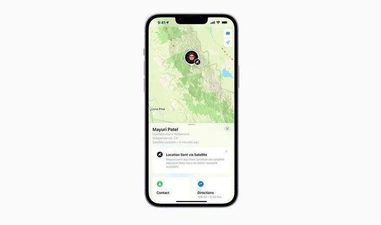 黄陂苹果14维修分享iPhone14系列中 FindMy功能通过卫星分享位置方法教程 