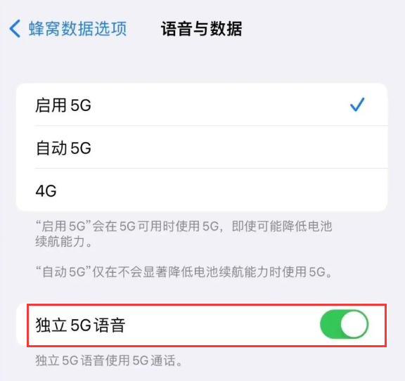 黄陂苹果14维修分享iPhone 14 Pro如何开启VoNR 