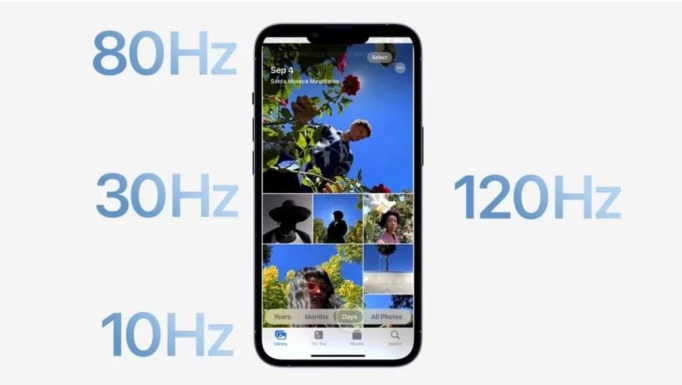 黄陂苹果14维修分享iPhone 14有高刷吗 