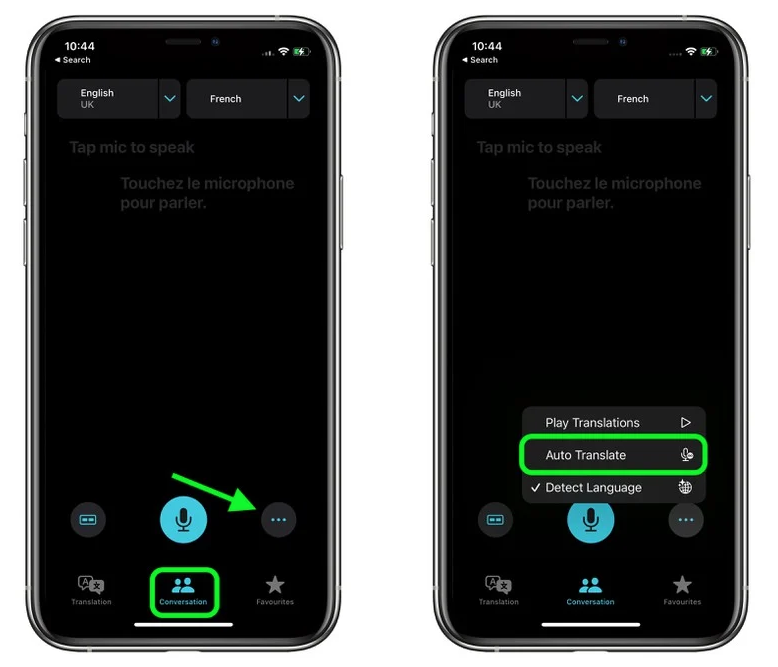 黄陂苹果手机维修分享iOS 15 “翻译” App 新改进 